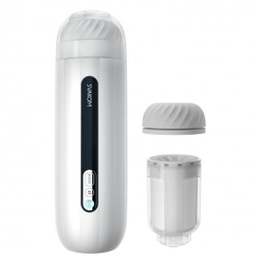 USA SVAKOM - DYLAN Fully Automatic Thrusting Rotation Electric Masturbator (Chargeable - White)